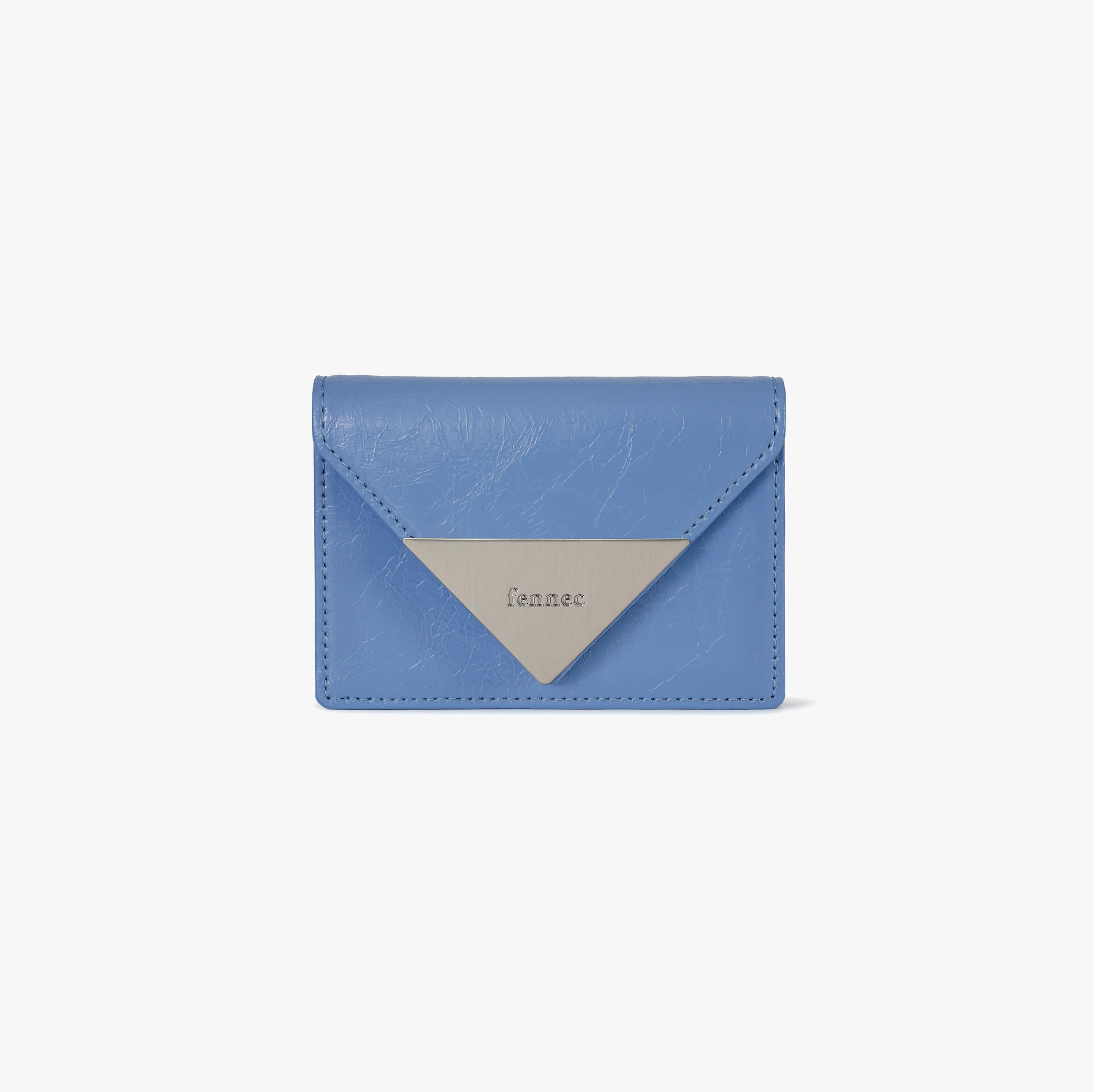 CRINKLE TRIANGLE ACCORDION POCKET