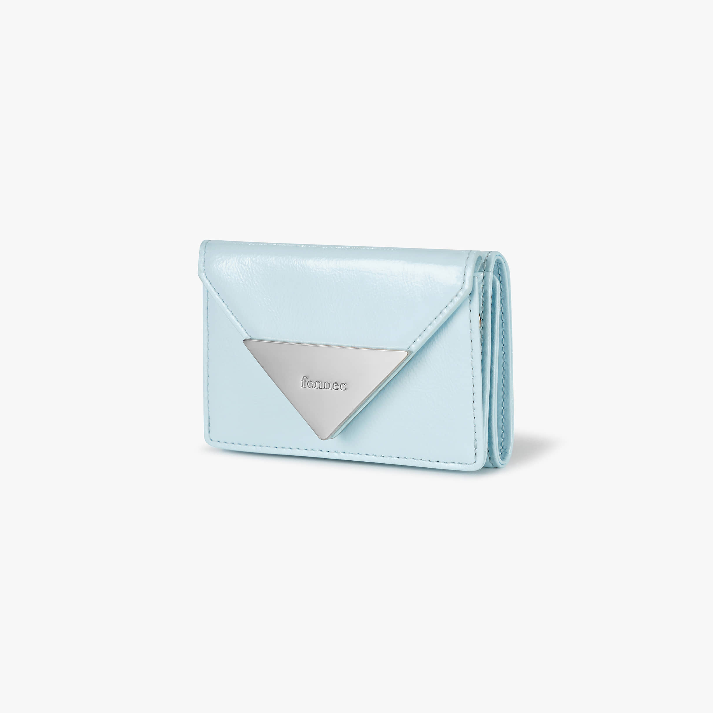 CRINKLE TRIANGLE TRIPLE WALLET