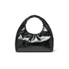 EMBOSSED LOGO LEATHER MINI TOTE BAG