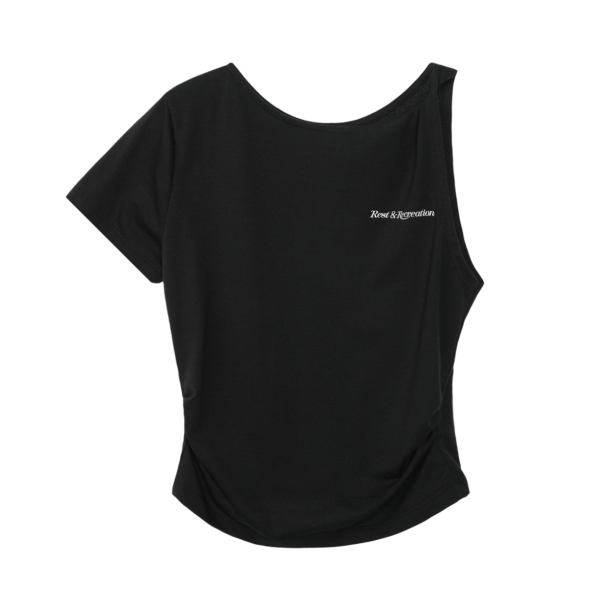 UNBALANCED SLEEVE TOP