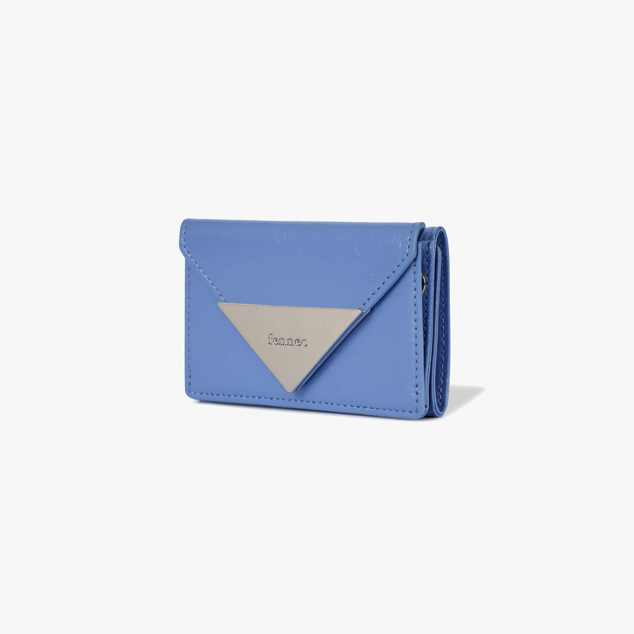 CRINKLE TRIANGLE TRIPLE WALLET