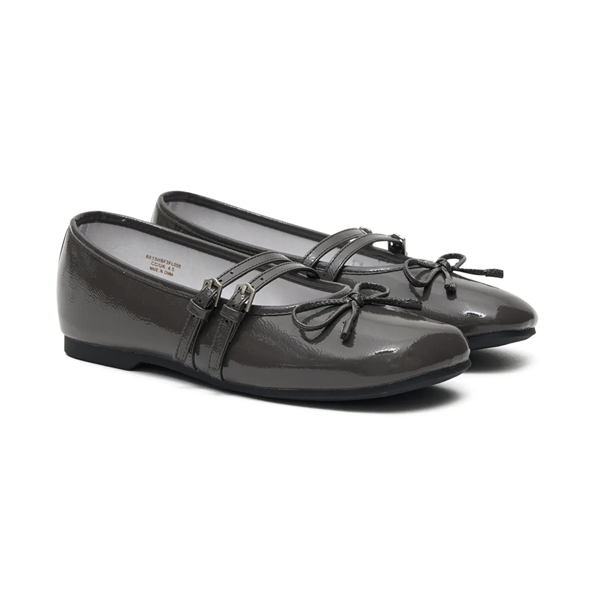 (2025) SQUARE TOE TWO STRAP MARYJANES (ENAMEL)