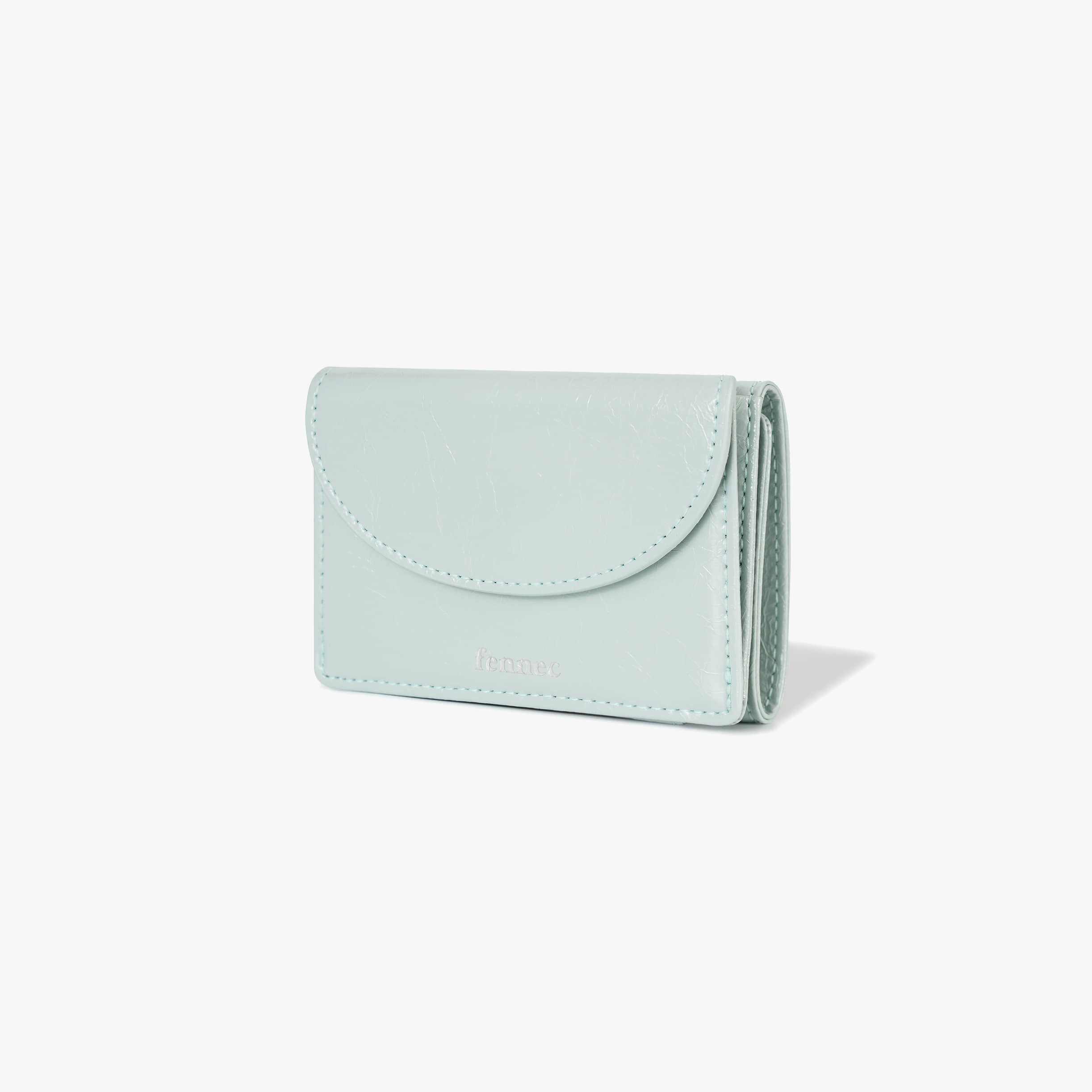 CRINKLE HALFMOON MINI WALLET