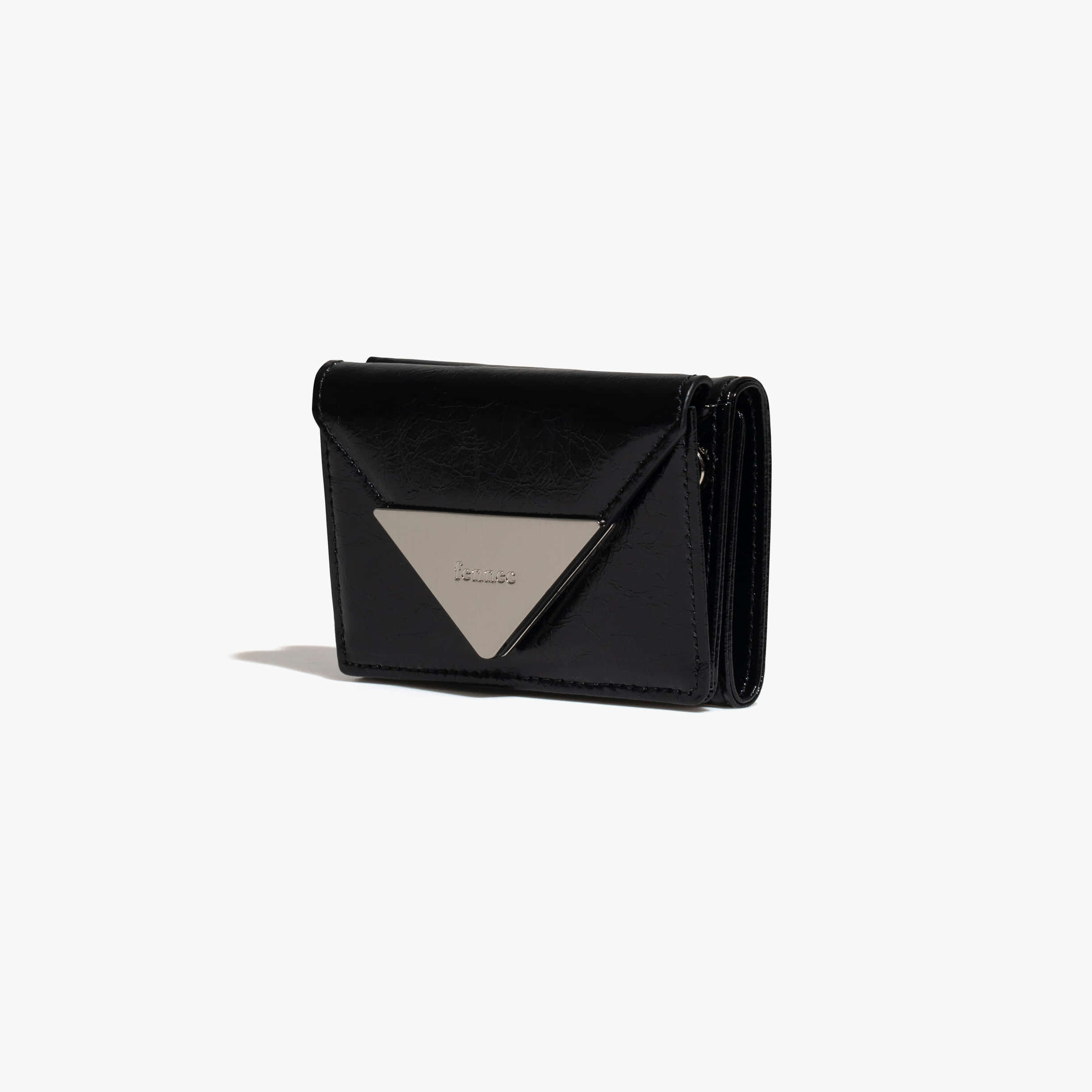 CRINKLE TRIANGLE TRIPLE WALLET