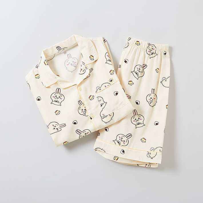 (Chiikawa 2024) Little Small But Cute Short-Sleeved Pyjamas