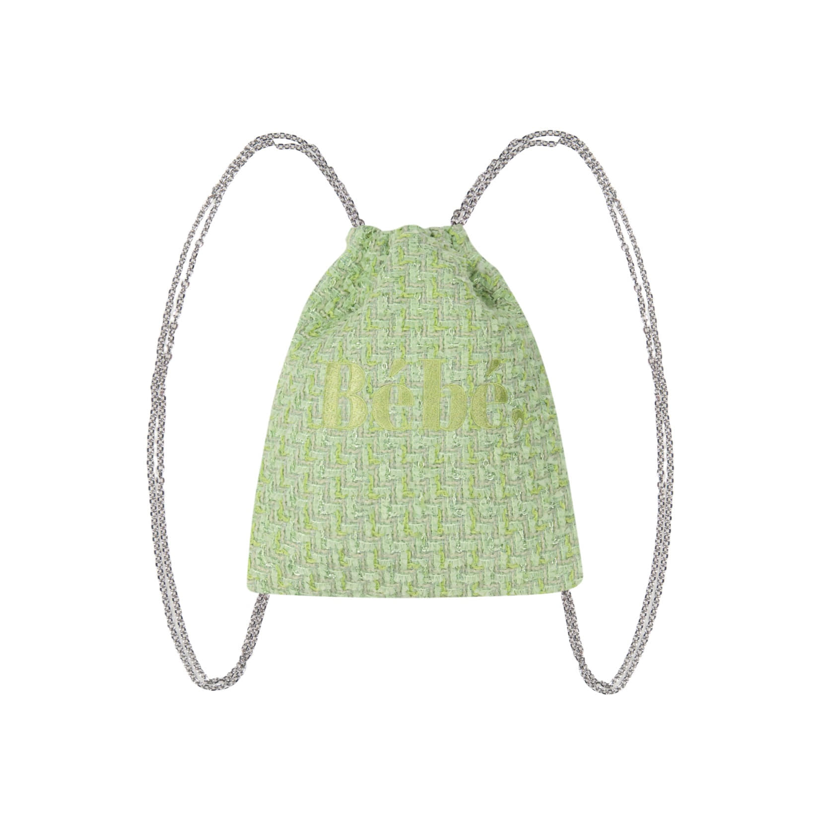 Bébé Tweed Chain String Bag