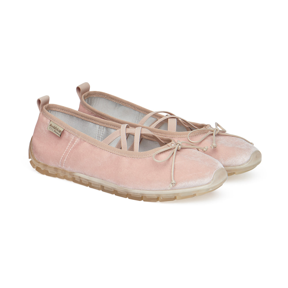 BELLA CROSS BANDING FLATS (PEBBLE SOLE)