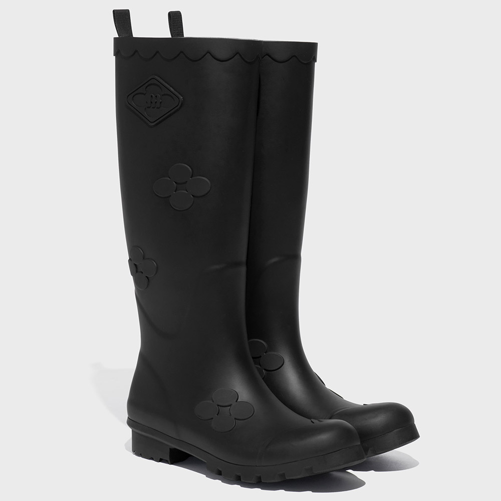 FLORAL PATCH RAINBOOTS LONG
