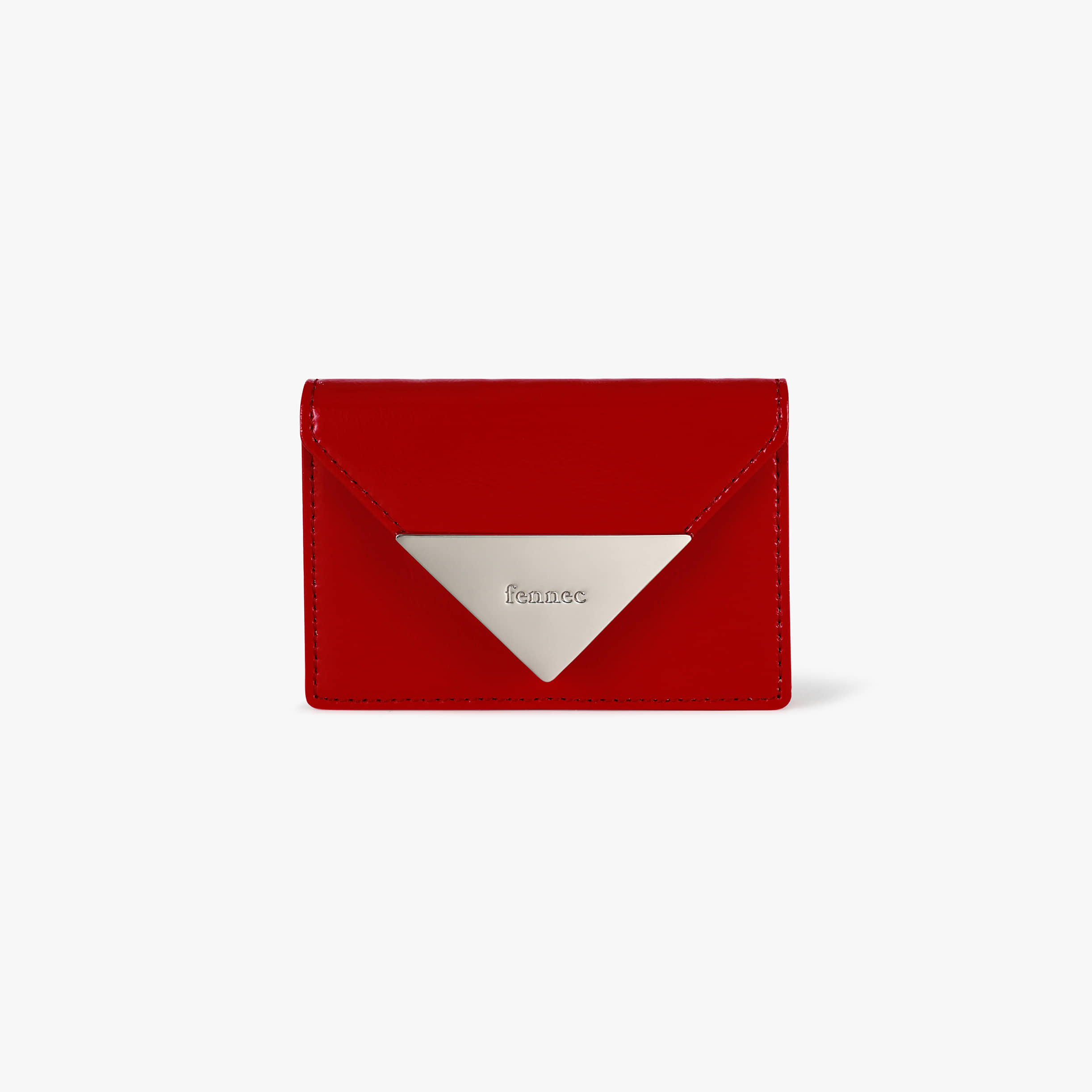 CRINKLE TRIANGLE ACCORDION POCKET