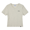 (WOMEN) RIBBED RINGER T-SHIRT