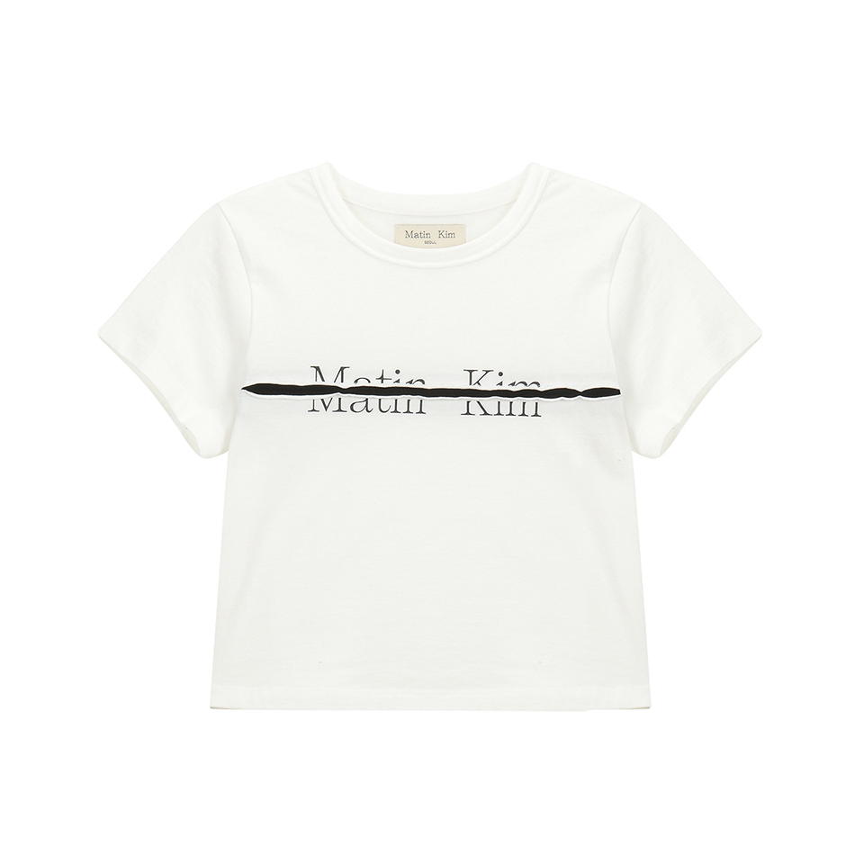 CUTTED LOGO CROP TOP