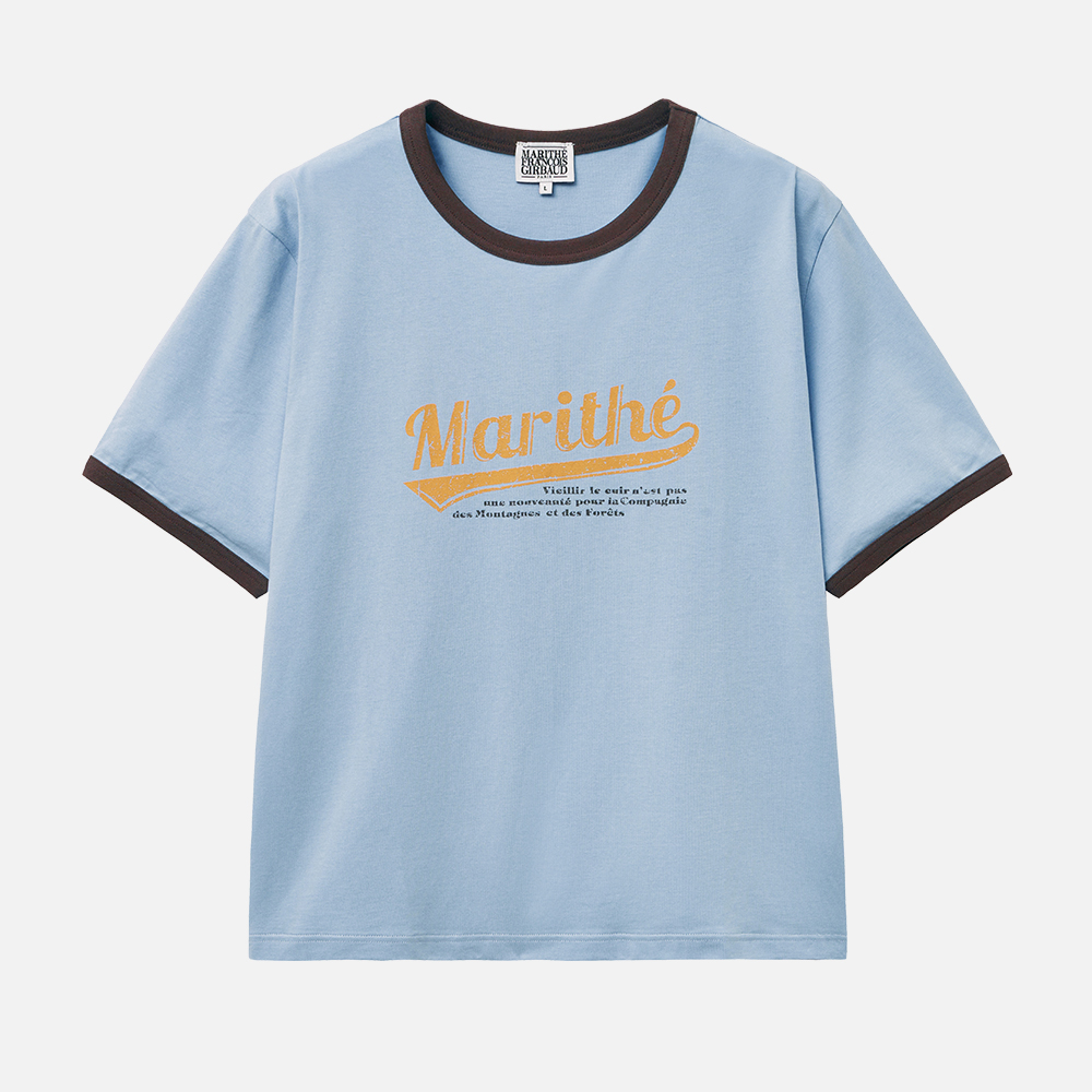 W VINTAGE BASEBALL RINGER TEE