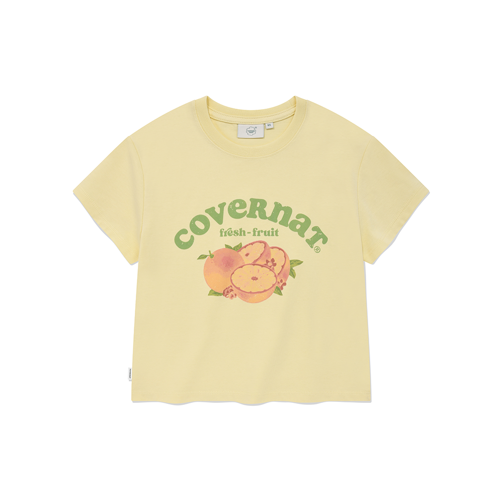 Women's Cropped Fruit T-Shirt
