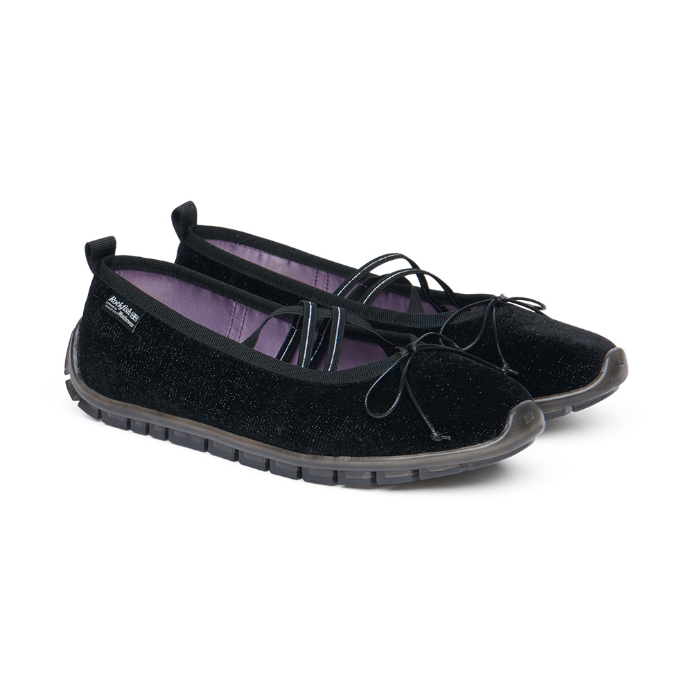 BELLA CROSS BANDING FLATS (PEBBLE SOLE)