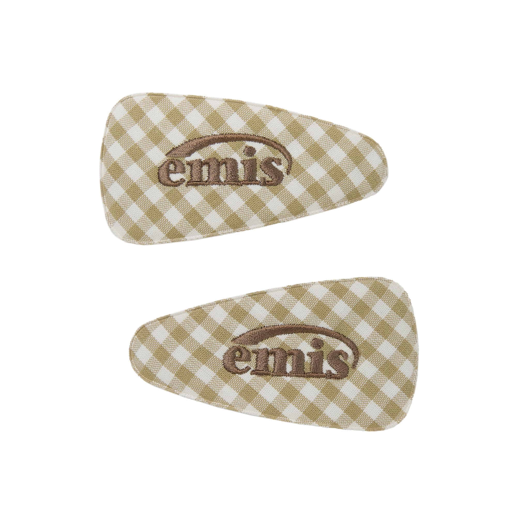 GINGHAM CHECK WIDE HAIRPIN
