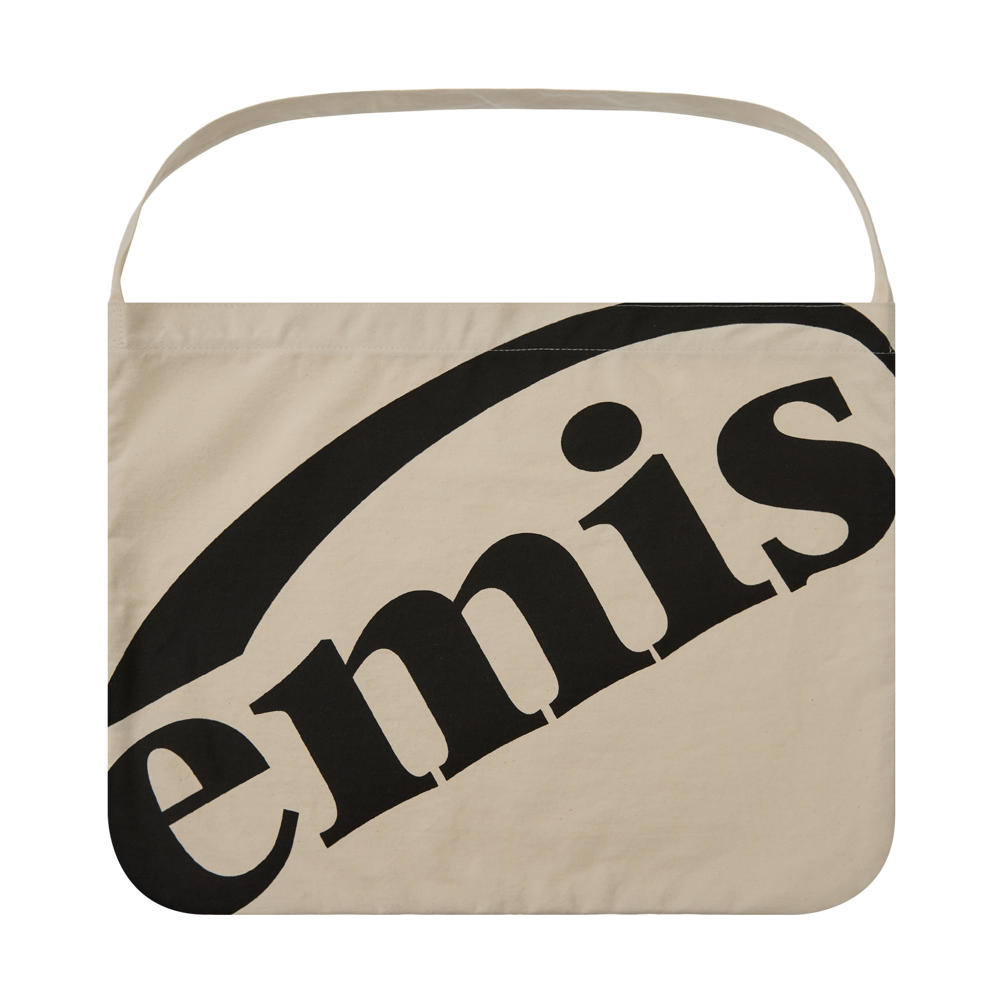 CROPPED LOGO COTTON ECO BAG