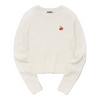 SMALL CHERRY CABLE CROP KNIT