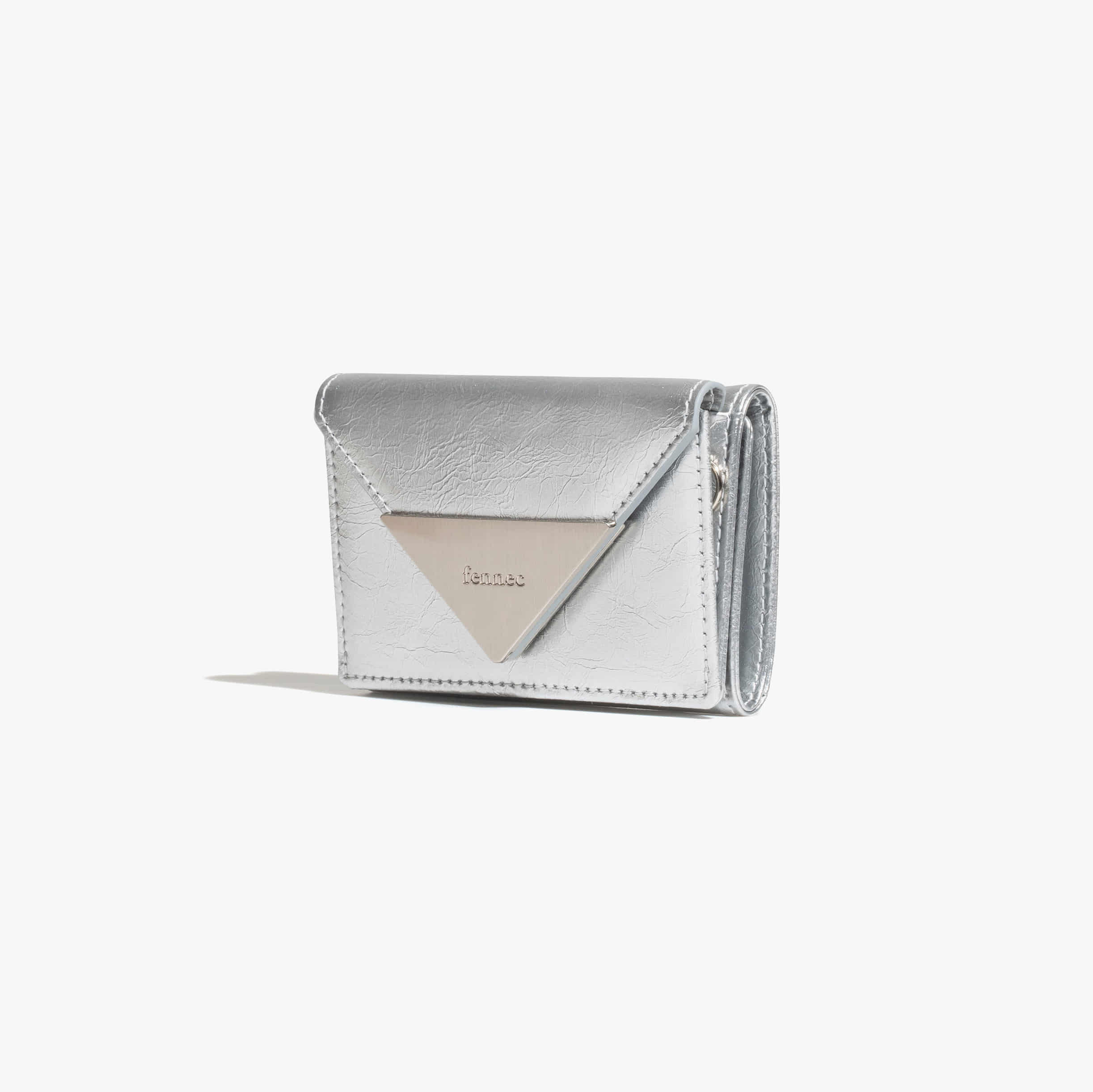 CRINKLE TRIANGLE TRIPLE WALLET