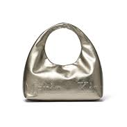 EMBOSSED LOGO LEATHER MINI TOTE BAG
