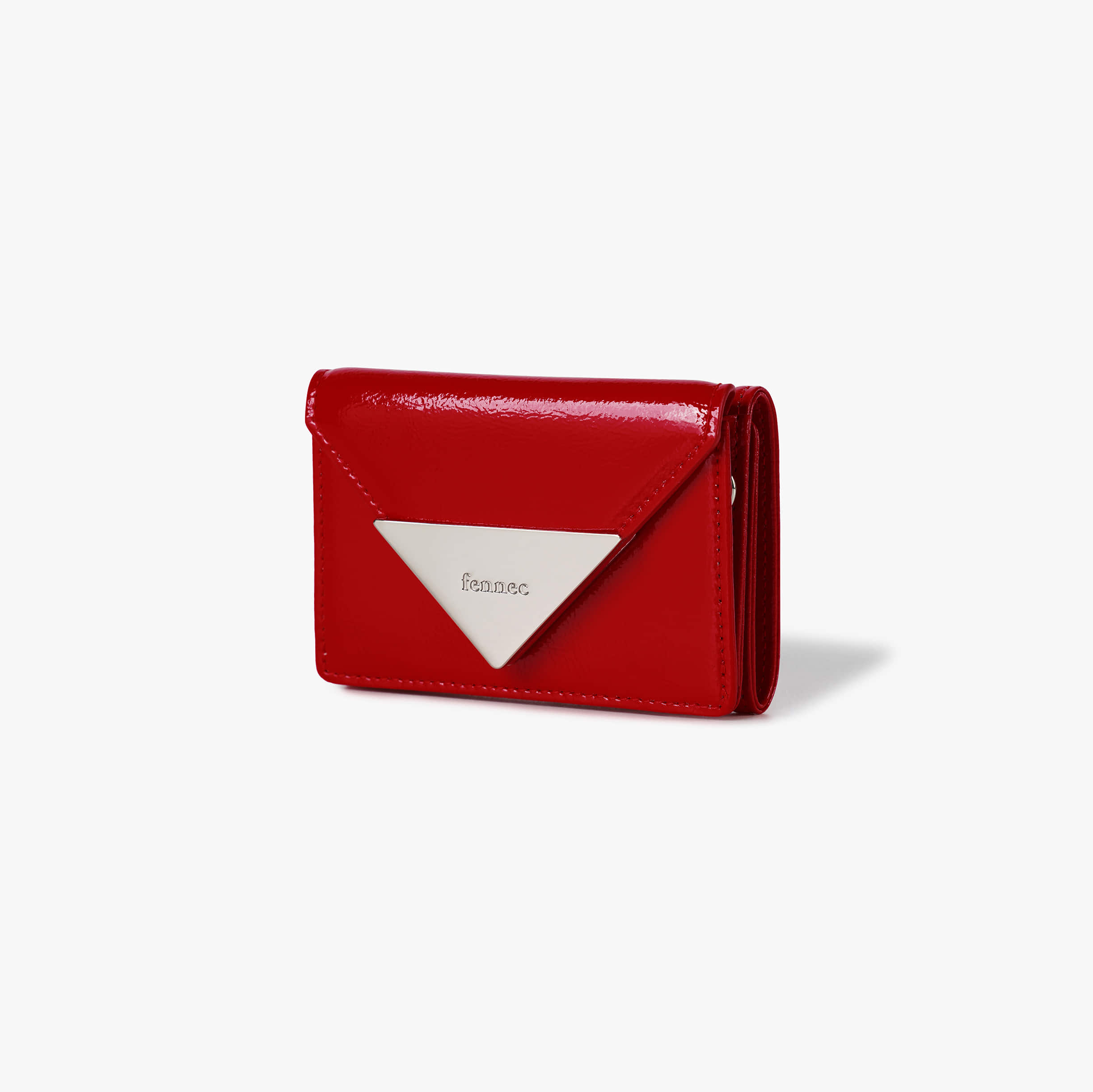 CRINKLE TRIANGLE TRIPLE WALLET