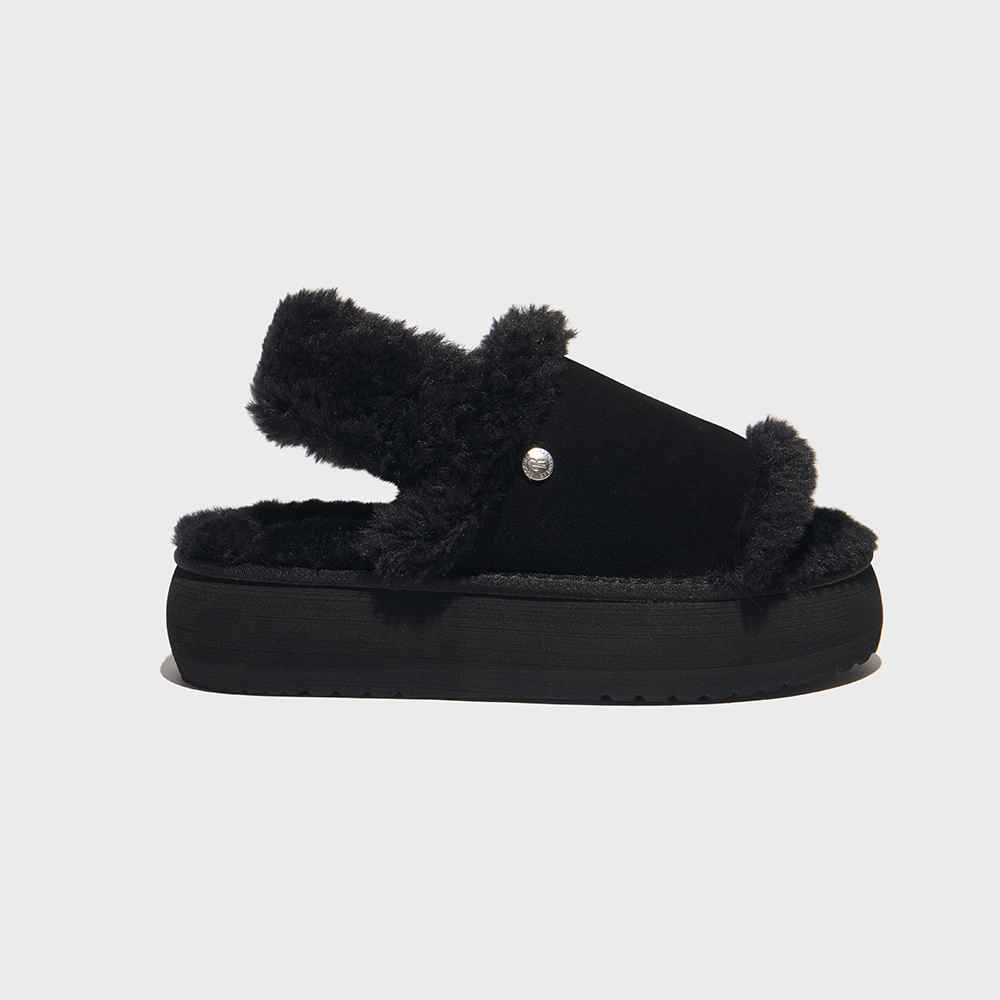 [WINTER SALE] WINTER CLOUDY FLATFORM OPEN-TOE SLINGBACK