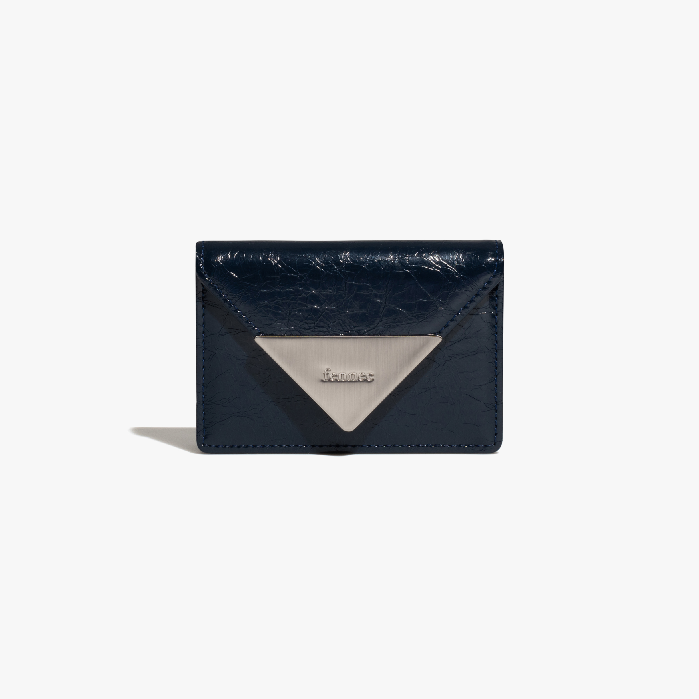 CRINKLE TRIANGLE ACCORDION POCKET