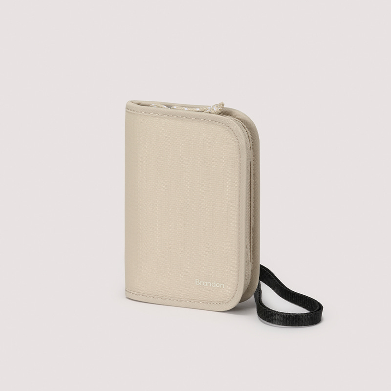 [Branden] Safe Cross Passport Wallet Bag