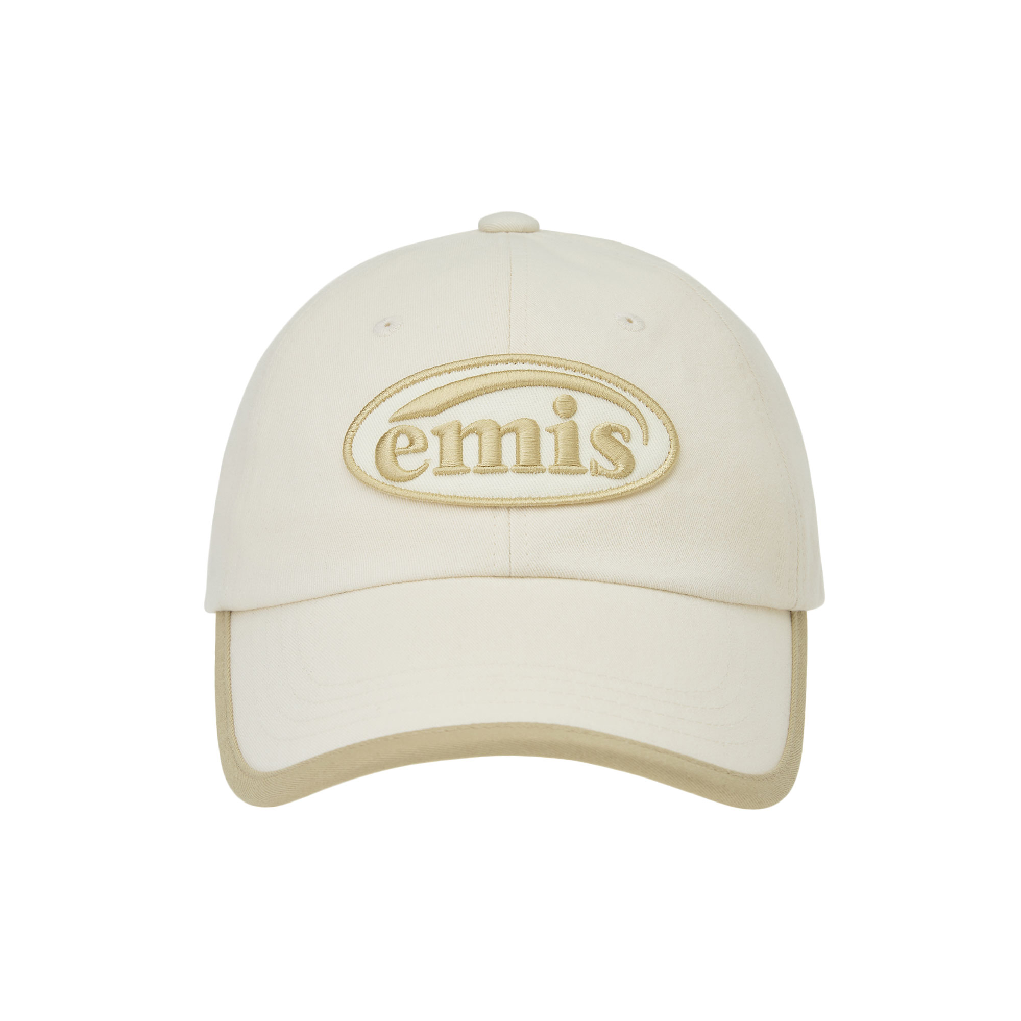 BEIGE TRIMMING BALL CAP