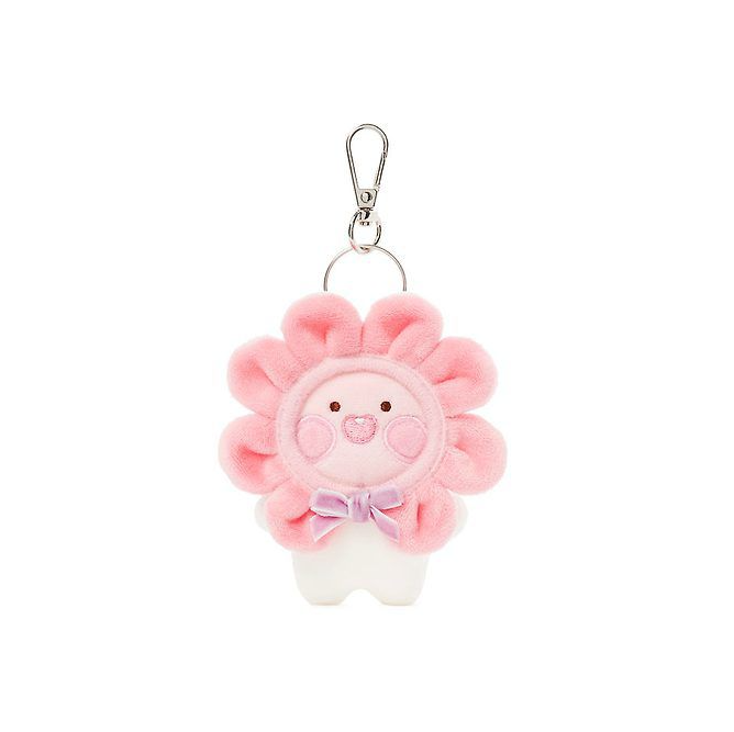 Flower Ball Blush Keyring Doll