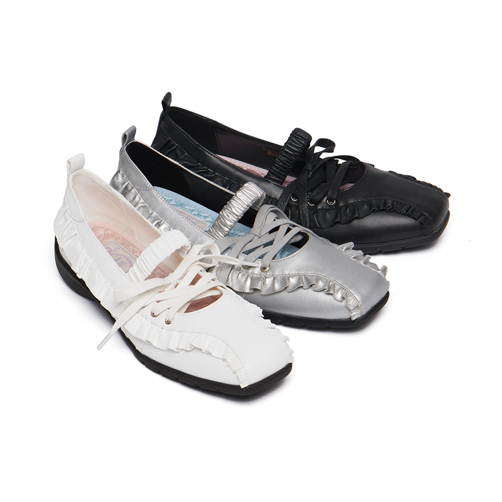 [ROCKFISH WEATHERWEAR X MINJUKIM] BLISS RUFFLE SNEAKERS