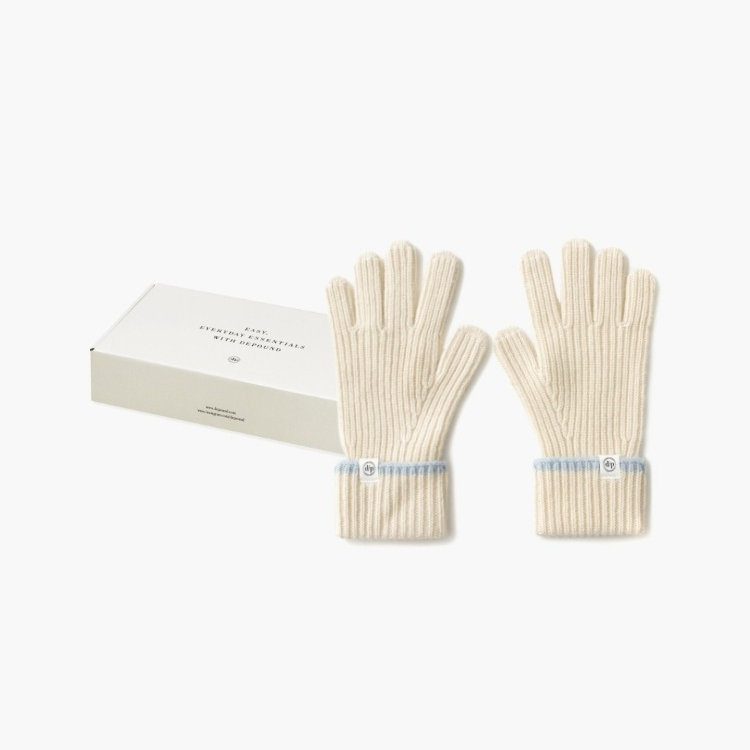 Line Knit Gloves