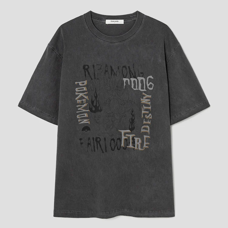 [8 seconds x Pokemon] Pokemon Garment Dying Short Sleeve T-Shirt
