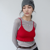 FRILL KNIT BUSTIER