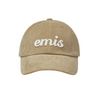 APPLIQUE CORDUROY BALL CAP