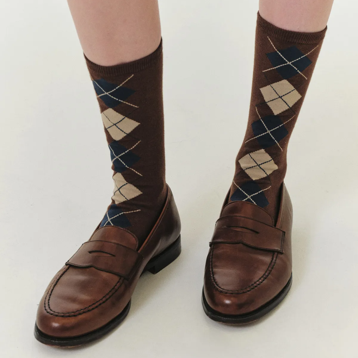 MOMO ARGYLE SOCKS