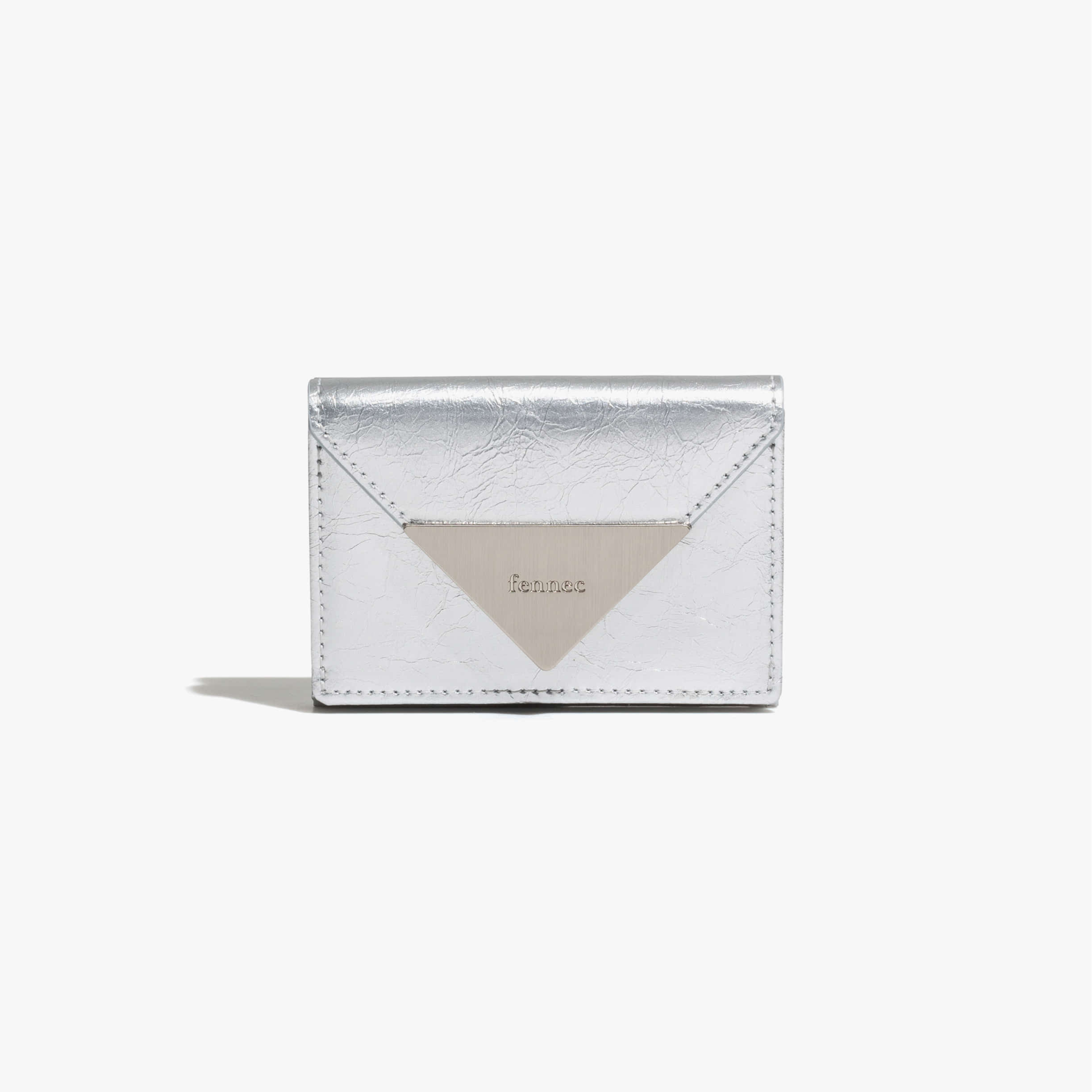 CRINKLE TRIANGLE TRIPLE WALLET D