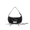 HALF SHIRRING RIBBON ROUND BAG