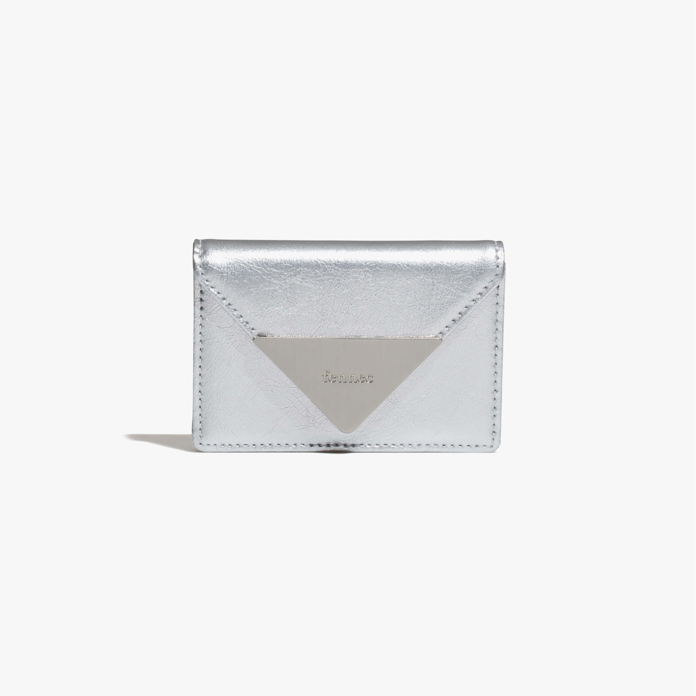 CRINKLE TRIANGLE ACCORDION POCKET