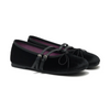 SQUARE TOE TWO STRAP MARYJANES (VELVET)