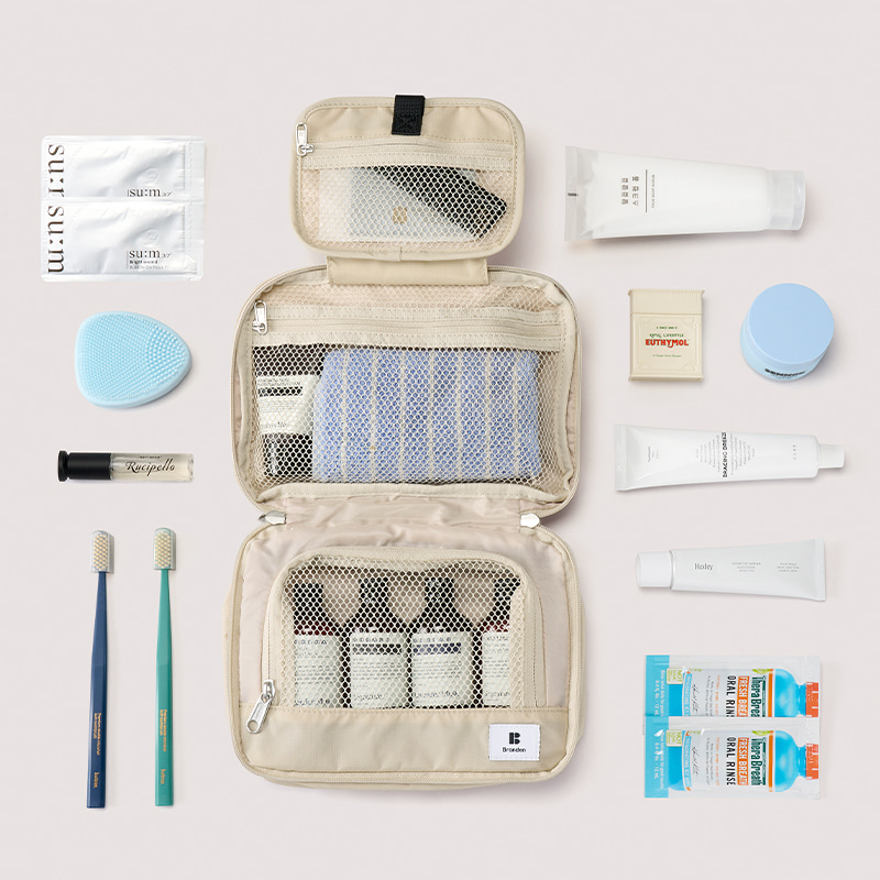 [Branden] Expandable hanging washbag - Toiletry Pouch 可掛擴充套件型包