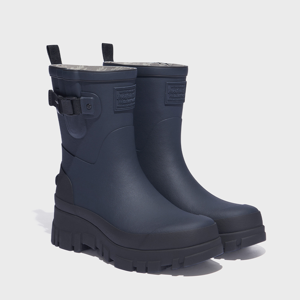 FLATFORM WEAVING RAIN BOOTS MIDDLE