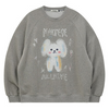 Oil Painting Maltese Raglan Sweatshirt