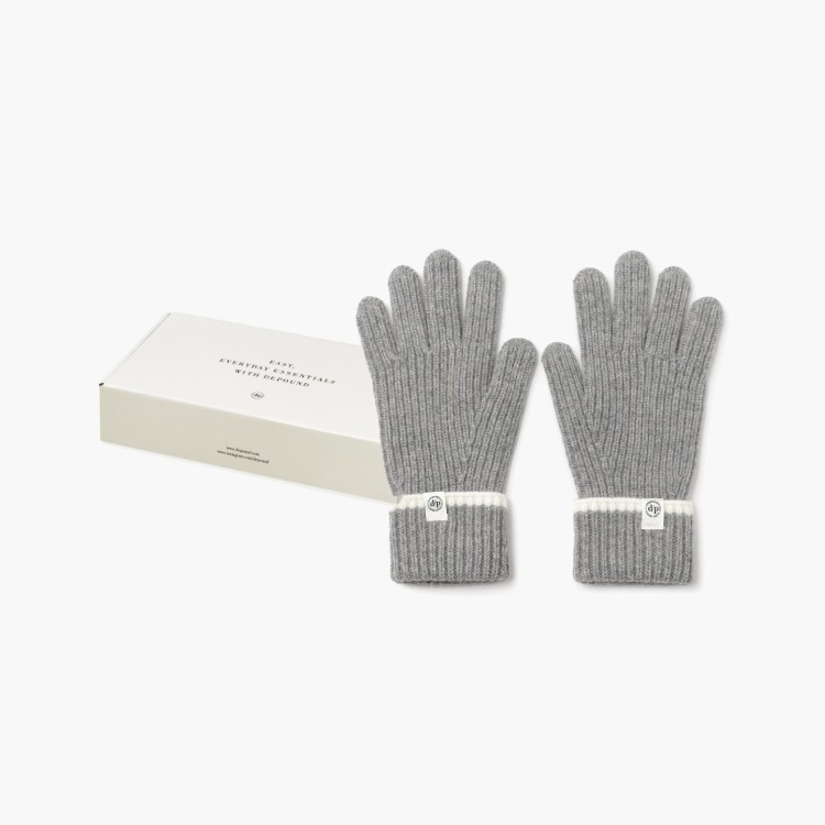 Line Knit Gloves