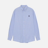 EMBROIDERY OXFORD SHIRT - SKY BLUE