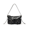 DOUBLE POCKET SHOULDER BAG