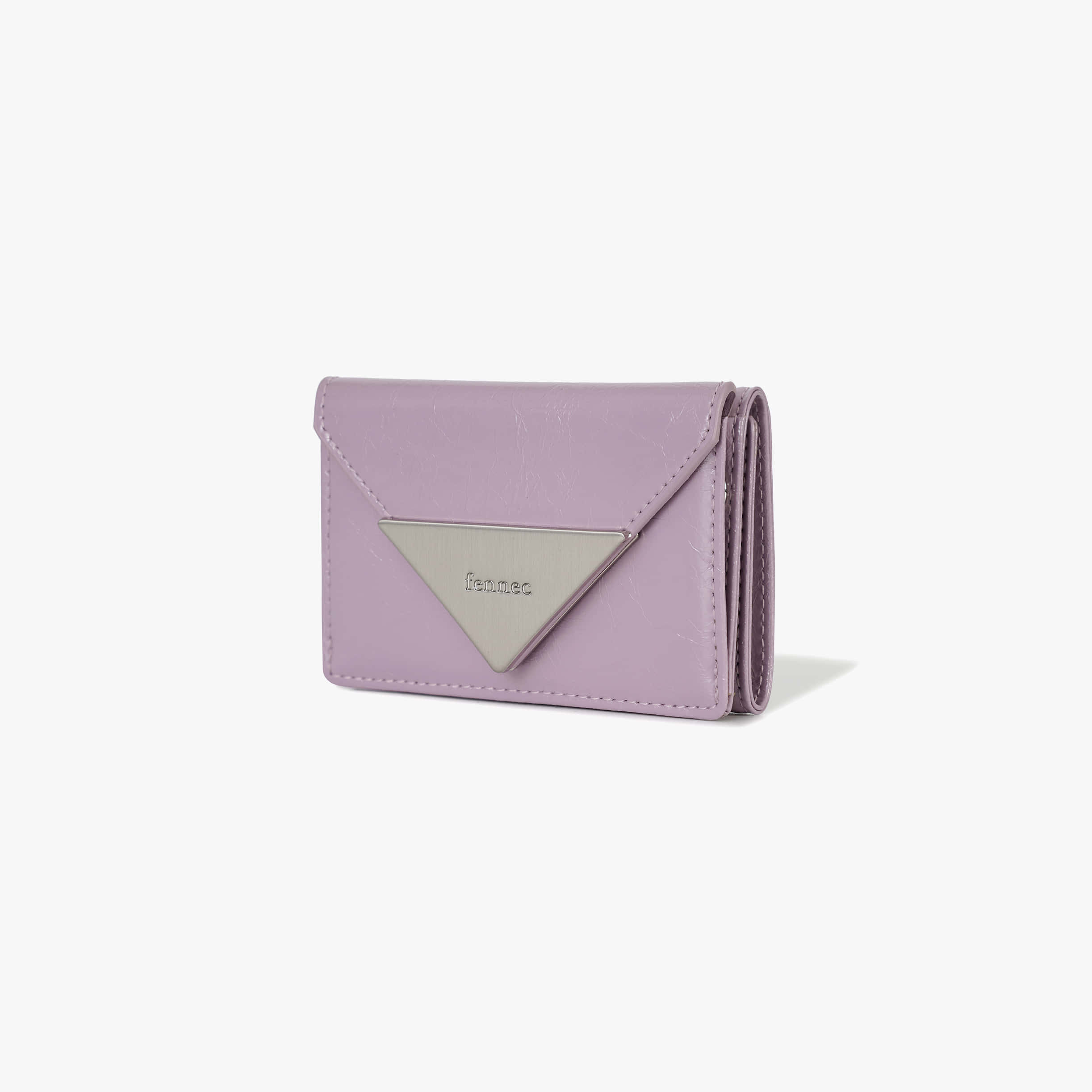 CRINKLE TRIANGLE TRIPLE WALLET