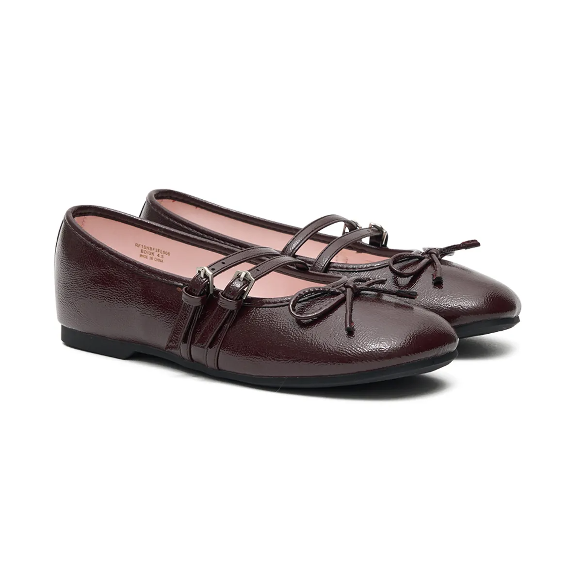 (2025) SQUARE TOE TWO STRAP MARYJANES (ENAMEL)