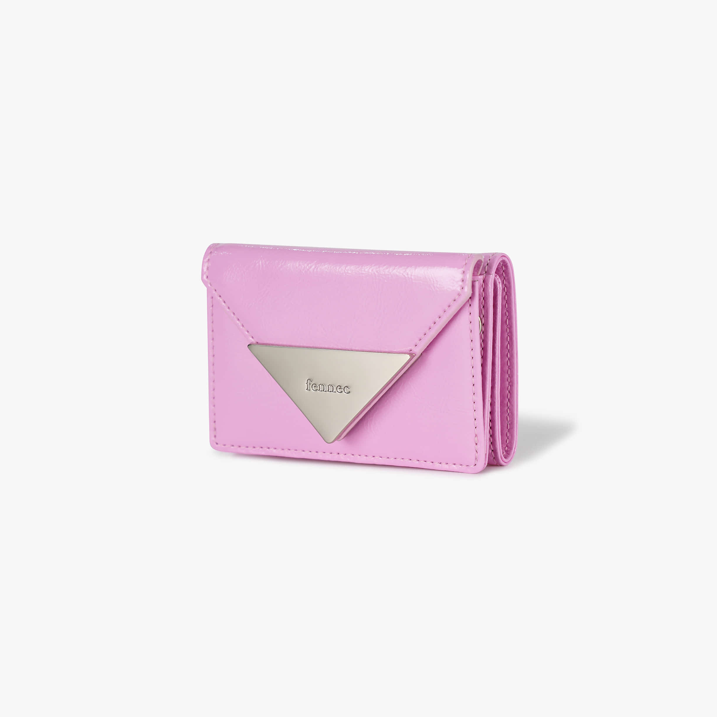 CRINKLE TRIANGLE TRIPLE WALLET