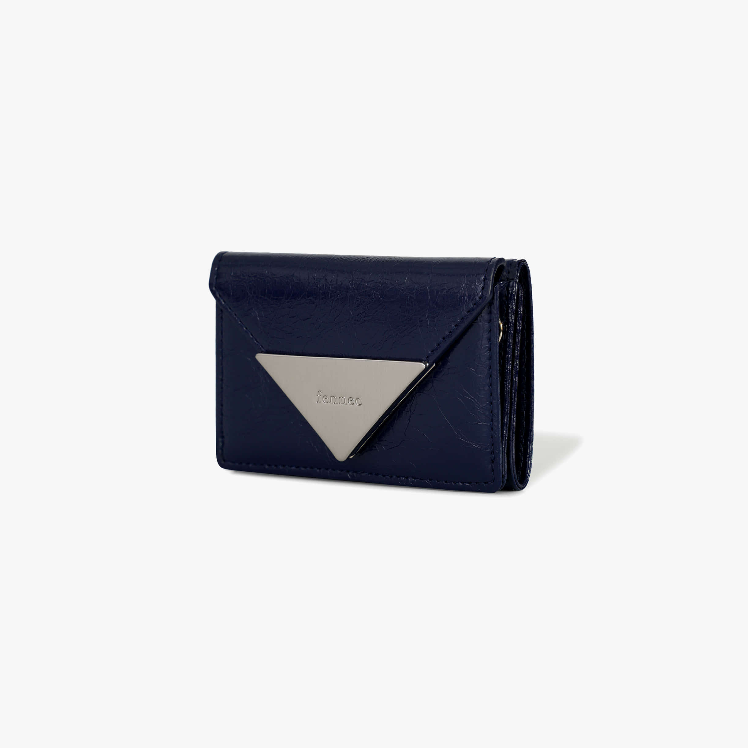 CRINKLE TRIANGLE TRIPLE WALLET