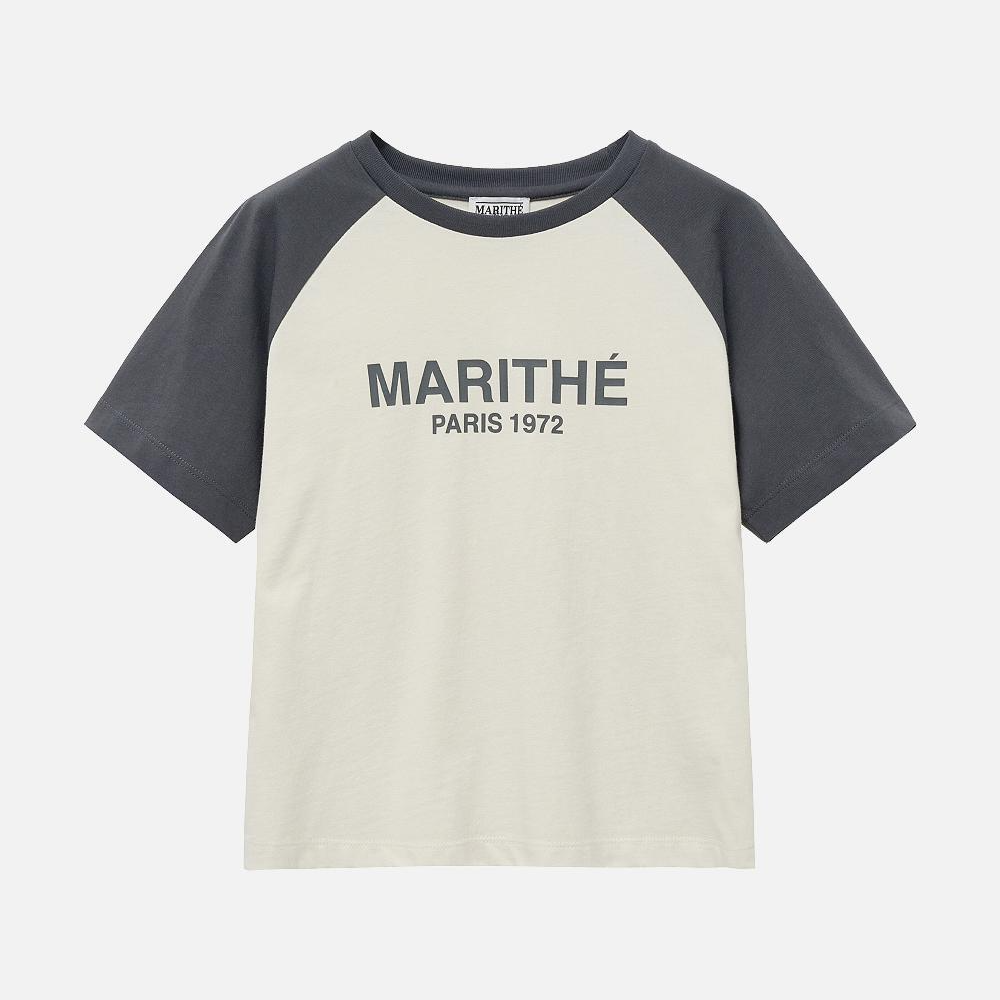 W RAGLAN REGULAR LOGO TEE